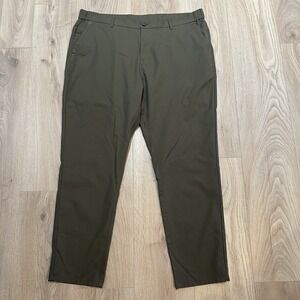 Jack Archer Pants Men 38x30 Olive Green Tech Jetsetter Chino Performance EUC